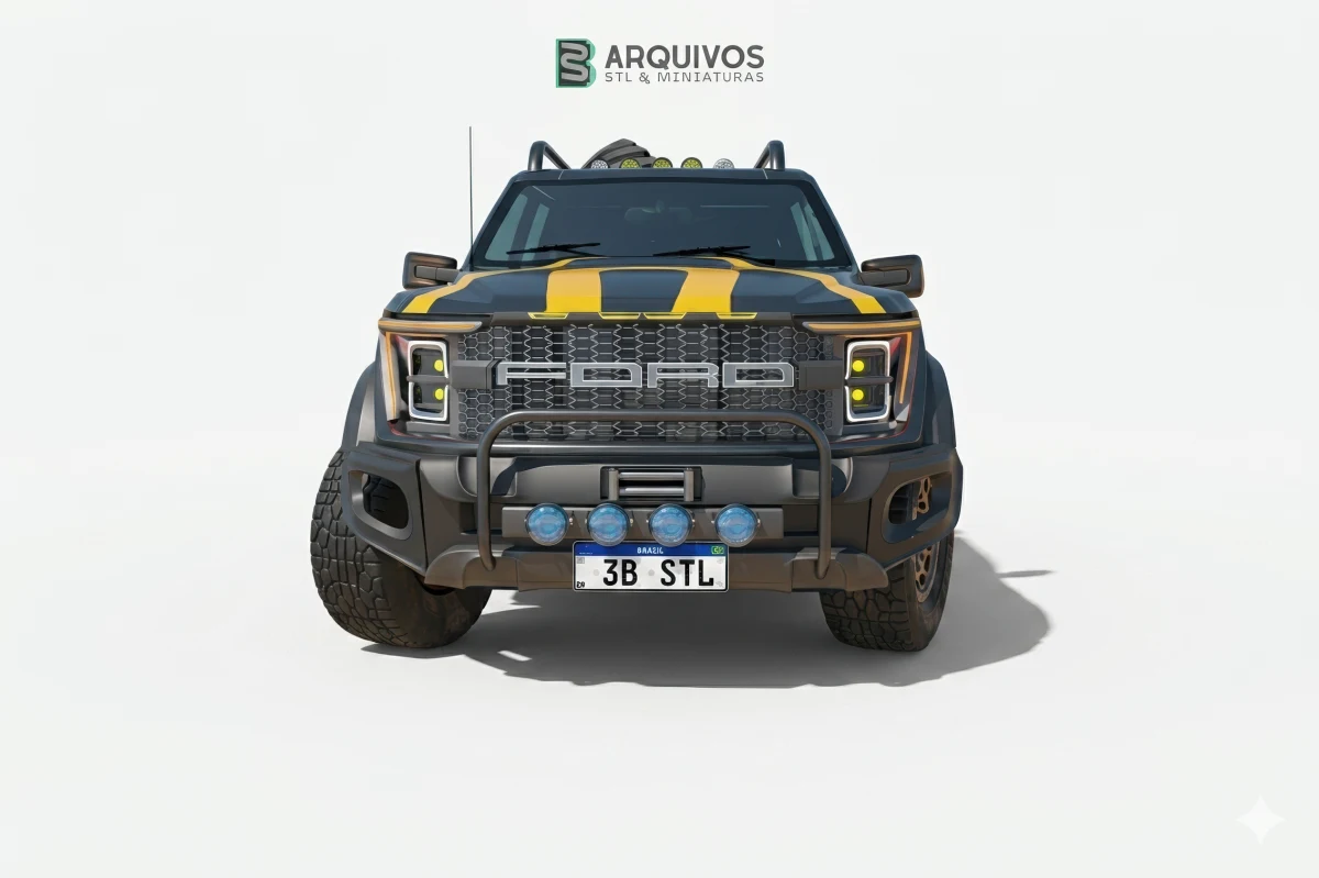 Modelo 3D STL - Ford Raptor — foto 4